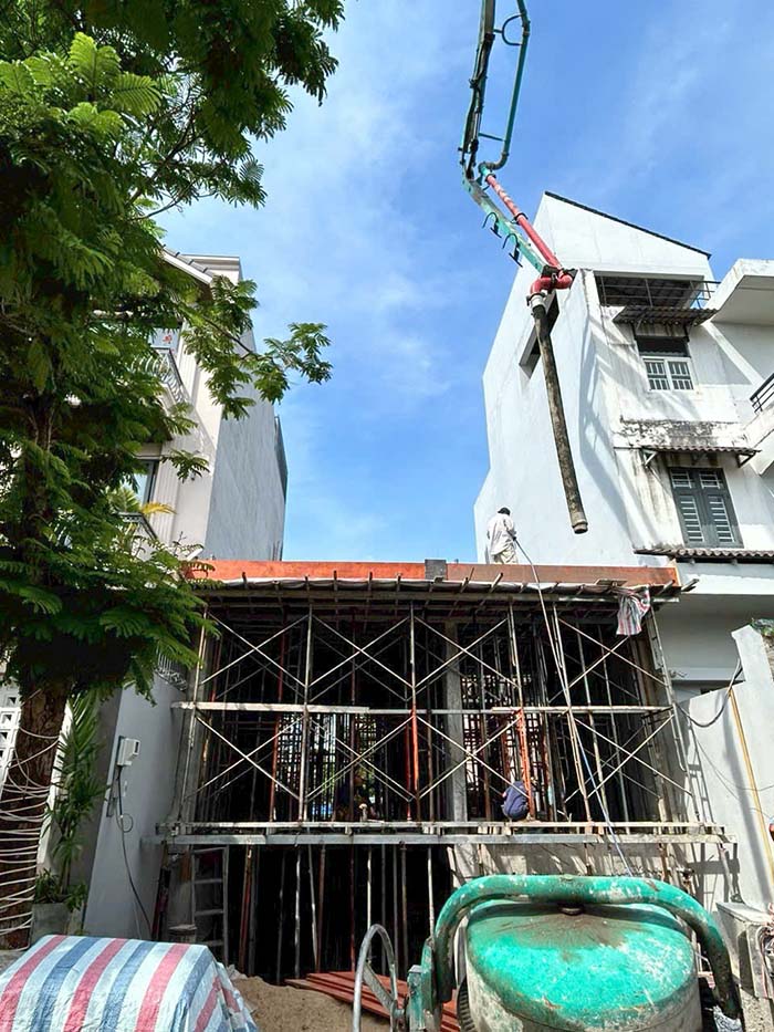 Xây tường trong thi công phần thô